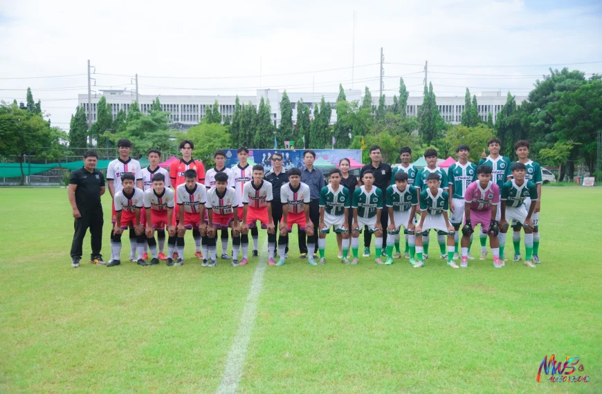 โรงเรียนมัธยมวัดสิงห์เป็นเจ้าภาพสนามจัดการแข่งขันฟุตบอลนักเรียน