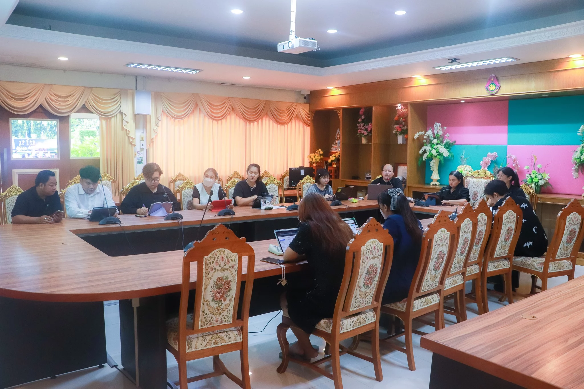 ประชุมการลงระบบข้อมูลนิเทศออนไลน์(ระบบใหม่)