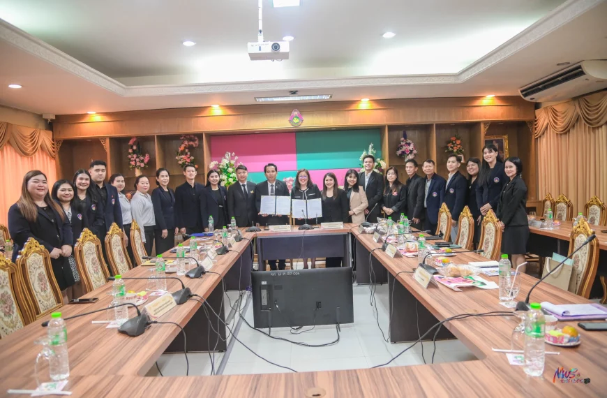 พิธีลงนามบันทึกข้อตกลงความร่วมมือ (MOU) มหาวิทยาลัยธรรมศาสตร์