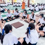 ค่ายพุทธบุตร อบรมคุณธรรม จริยธรรม ม.4 ห้องคู่